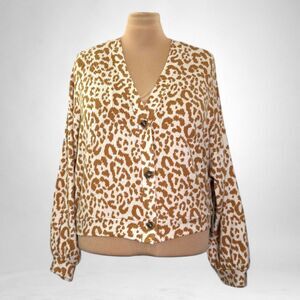 A.N.A. A New Approach Brown-Beige Drop Shoulder Cardigan Sweater, NWT! Size XXL